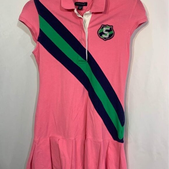 - 🌷TOMMY Hilfiger girls dress. Size XL (16). Collared. Pleated skirt. - Picture 2 of 7